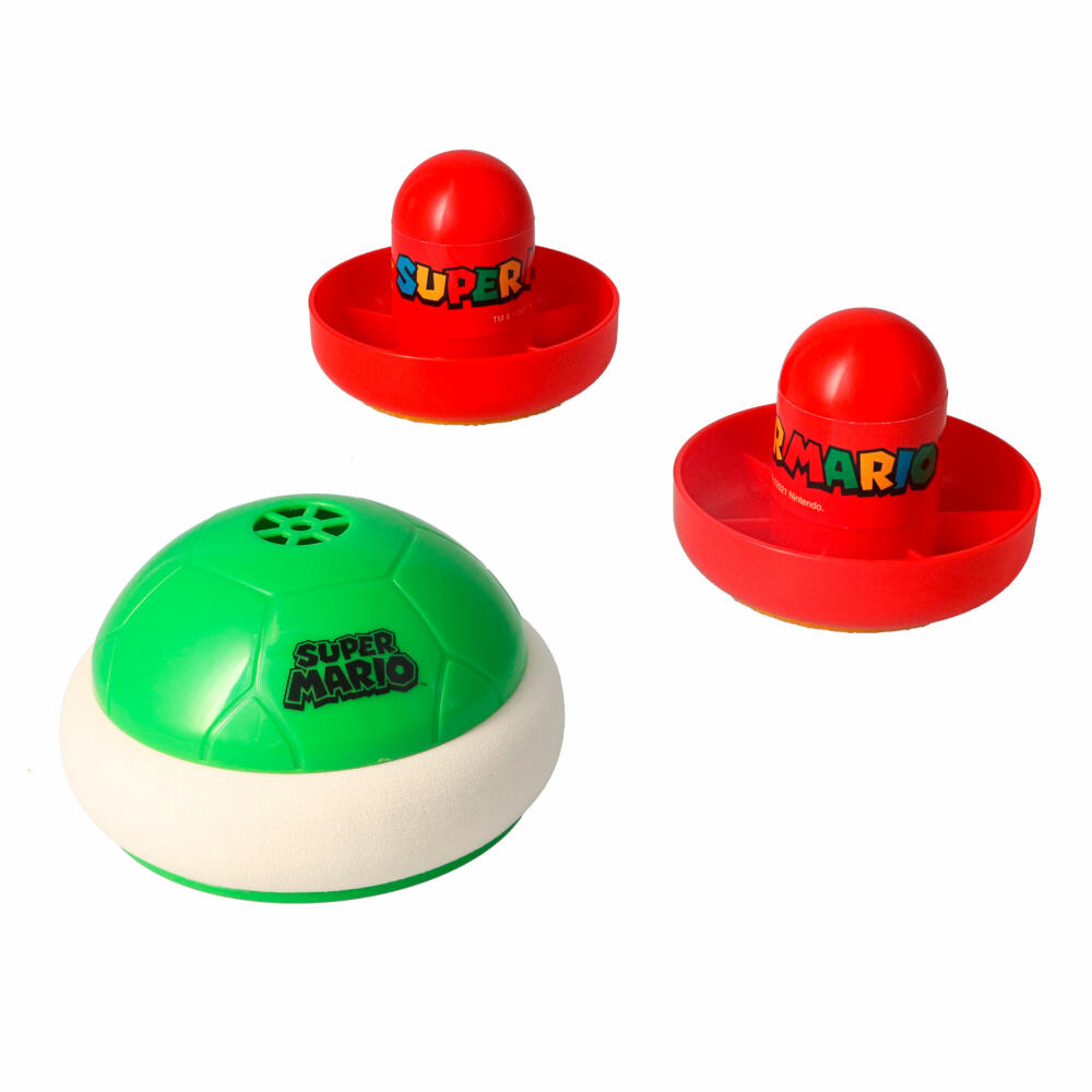 Epoch Games Super Mario Hover Shell Strike, Actionspiel, Air Hockey, Kinderspiel, ab 4 Jahren, 7397