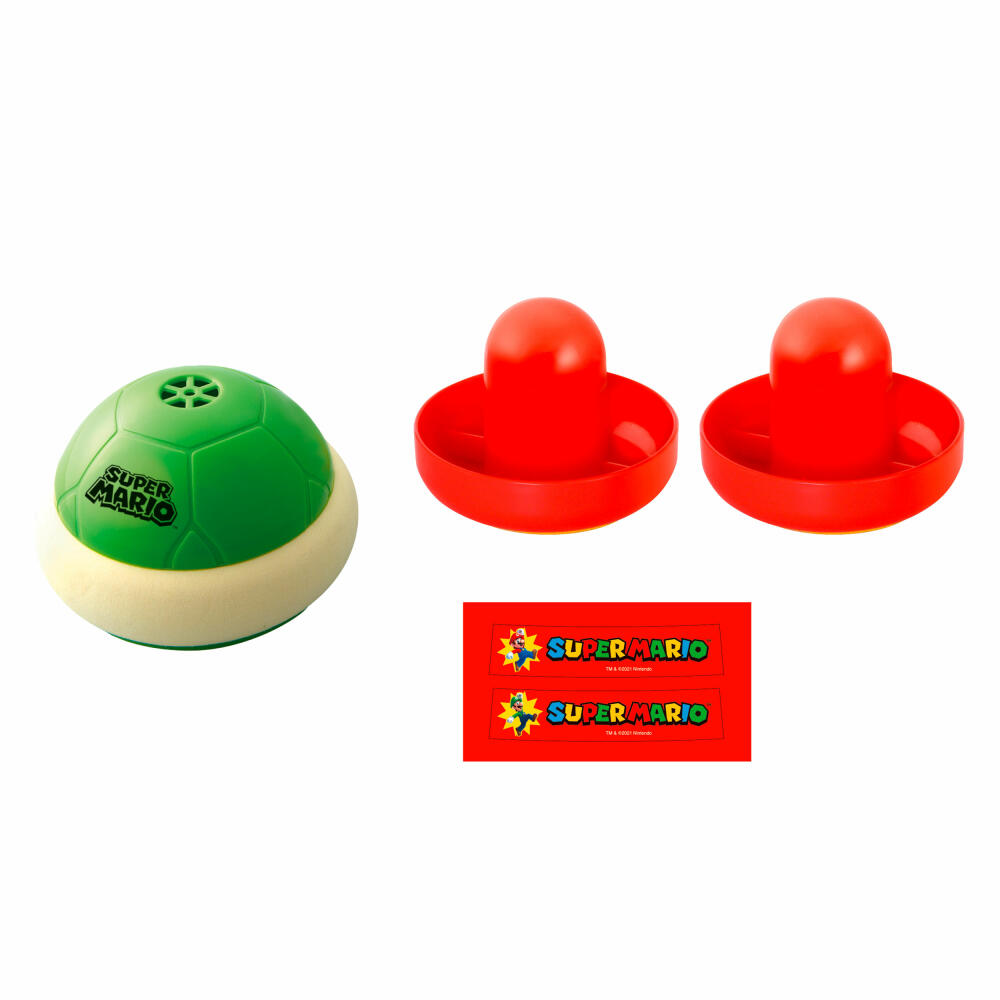 Epoch Games Super Mario Hover Shell Strike, Actionspiel, Air Hockey, Kinderspiel, ab 4 Jahren, 7397