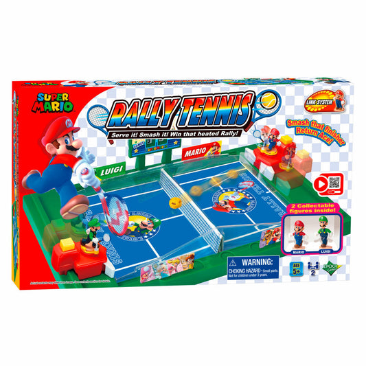 Epoch Games Super Mario Rally Tennis, Tennisspiel, Actionspiel, Kinderspiel, ab 5 Jahren, 7434