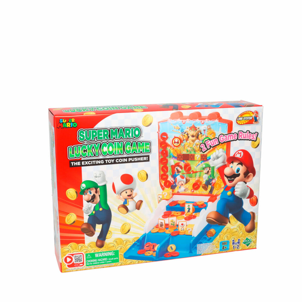 Epoch Games Super Mario Lucky Coin Game, Münzspiel, Kinderspiel, ab 4 Jahren, 7461