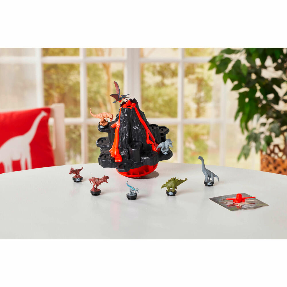 Epoch Games Jurassic World - Shaky Volcano, Geschicklichkeitsspiel, Kinderspiel, ab 4 Jahren, 7509