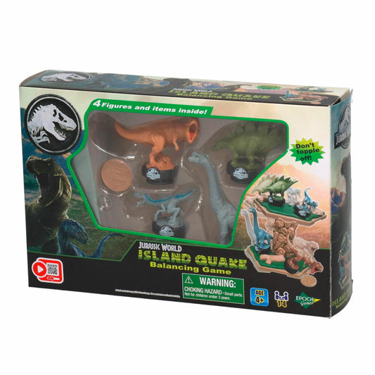 Epoch Games Jurassic World - Balancing Game Erdbeben, Balancierspiel, Kinderspiel, ab 4 Jahren, 7511