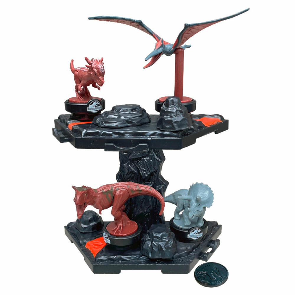 Epoch Games Jurassic World - Balancing Game Vulkanausbruch, Balancierspiel, Kinderspiel, ab 4 Jahren, 7512