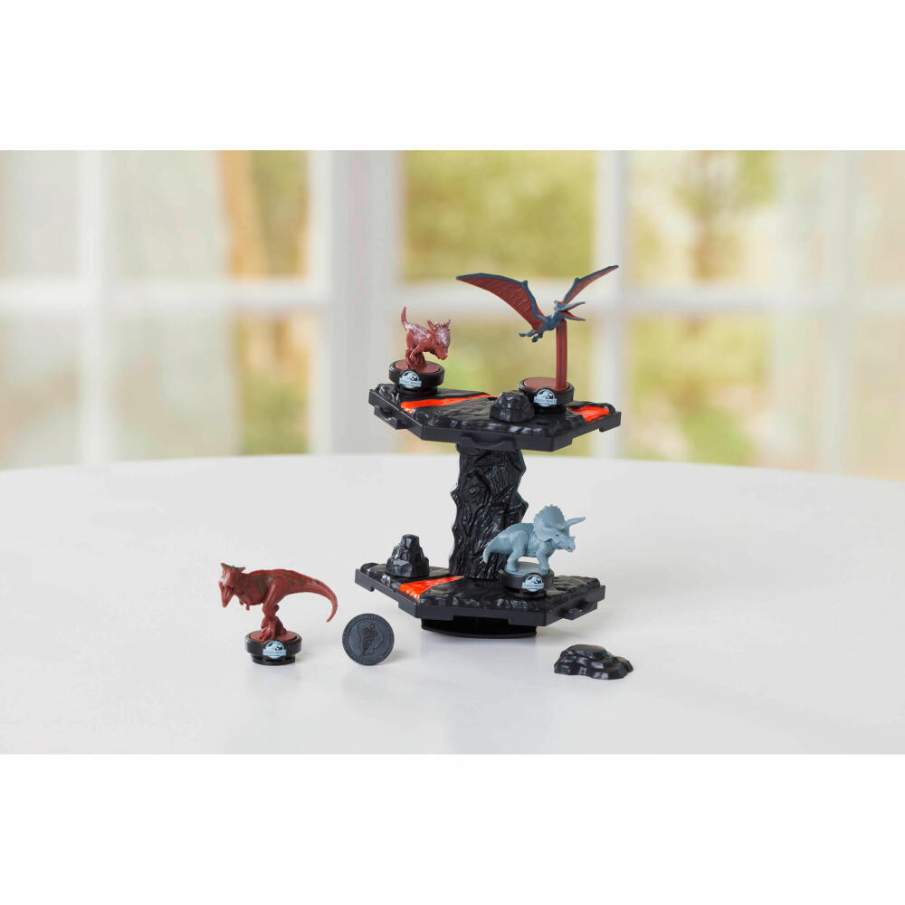Epoch Games Jurassic World - Balancing Game Vulkanausbruch, Balancierspiel, Kinderspiel, ab 4 Jahren, 7512