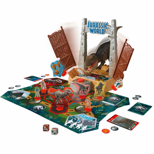 Epoch Games Jurassic World - T-Rex Panic, Brettspiel, Familienspiel, Kinderspiel, ab 5 Jahren, 7514