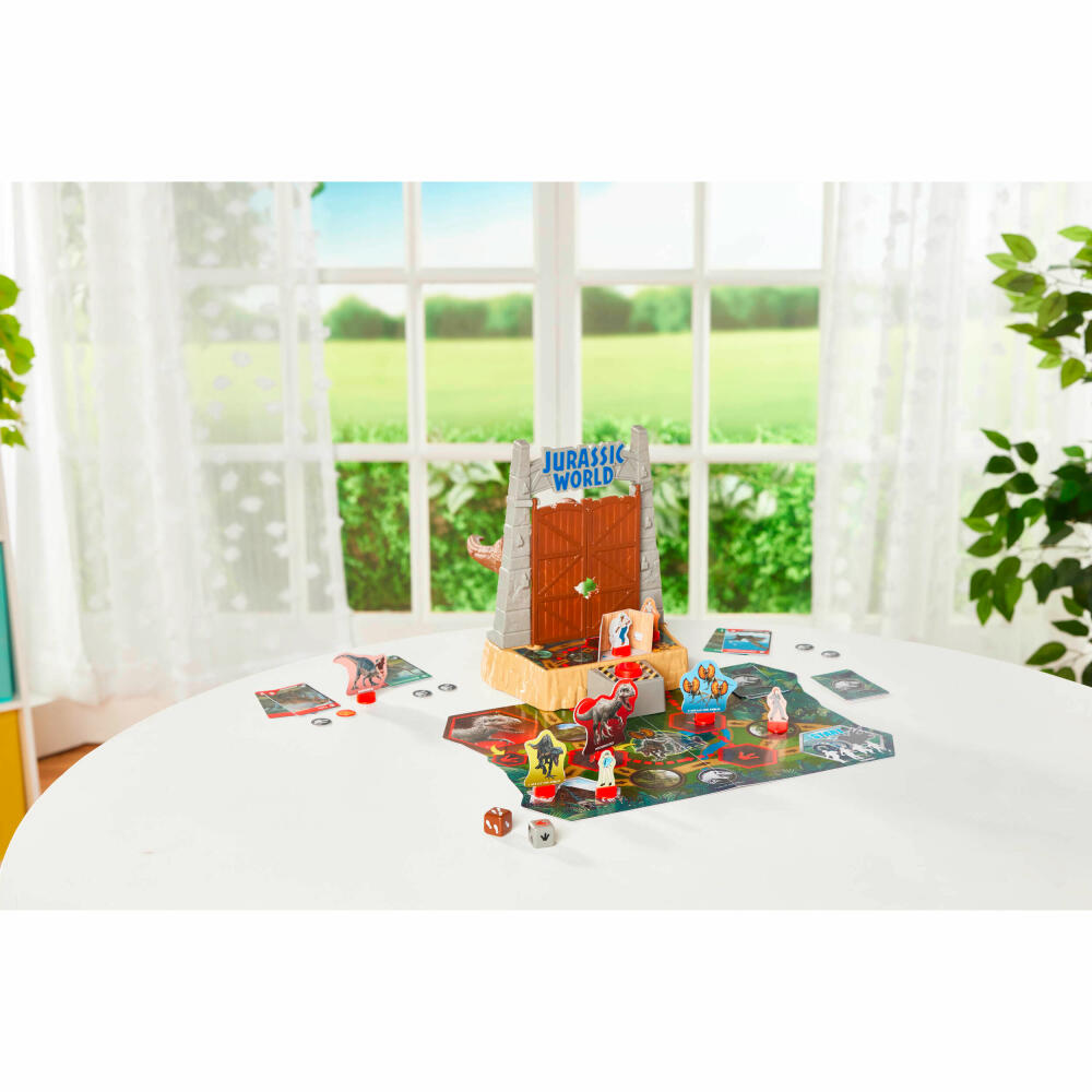 Epoch Games Jurassic World - T-Rex Panic, Brettspiel, Familienspiel, Kinderspiel, ab 5 Jahren, 7514