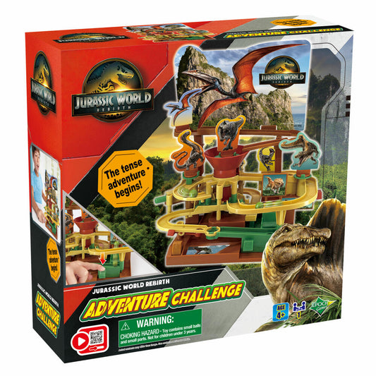 Epoch Games Jurassic World Adventure Game, Kugelbahn, Hindernisspiel, ab 4 Jahren, 7515