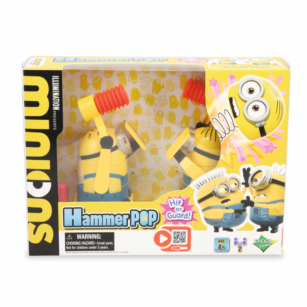 Epoch Games Minions Hammer POP, Geschicklichkeitsspiel, Actionspiel, Kinderspiel, ab 4 Jahre, 7517
