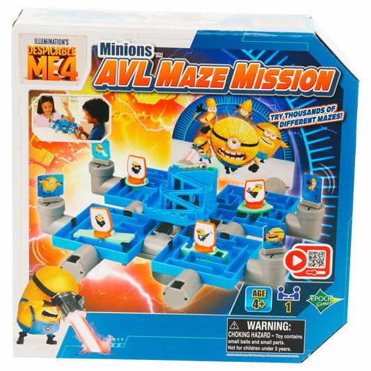 Epoch Games Minions AVL Maze Mission, Geschicklichkeitsspiel, Labyrinth, Kinderspiel, ab 4 Jahren, 7521