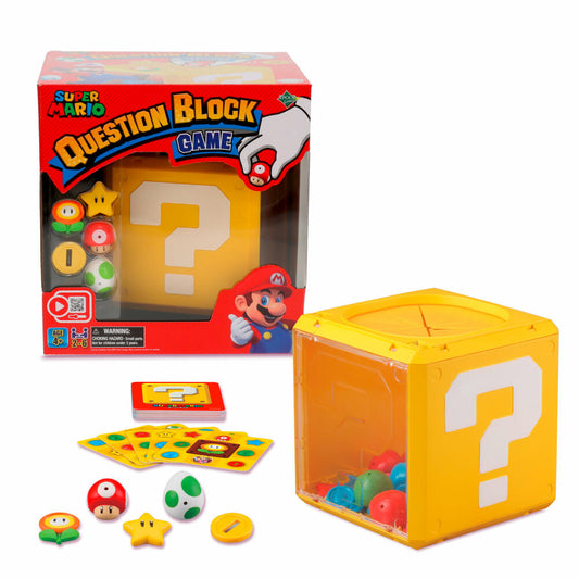 Epoch Games Super Mario Question Block Game, Geschicklichkeitsspiel, Kinderspiel, ab 4 Jahren, 7556