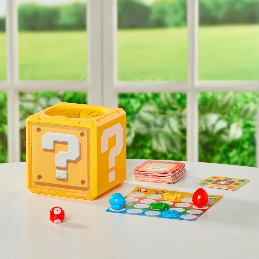 Epoch Games Super Mario Question Block Game, Geschicklichkeitsspiel, Kinderspiel, ab 4 Jahren, 7556