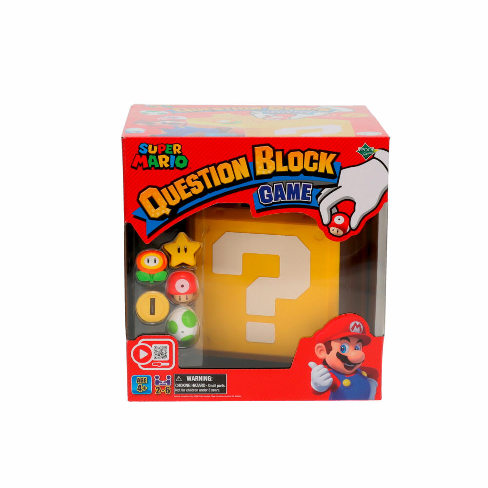 Epoch Games Super Mario Question Block Game, Geschicklichkeitsspiel, Kinderspiel, ab 4 Jahren, 7556