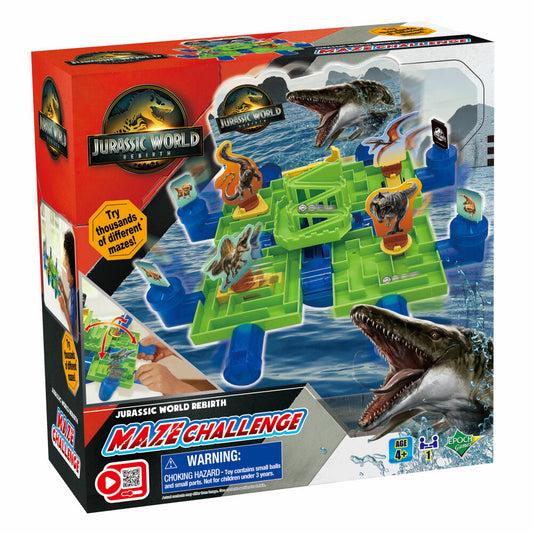 Epoch Games Jurassic World Maze Game, Labyrinth, Geschicklichkeitsspiel, ab 4 Jahren, 7566