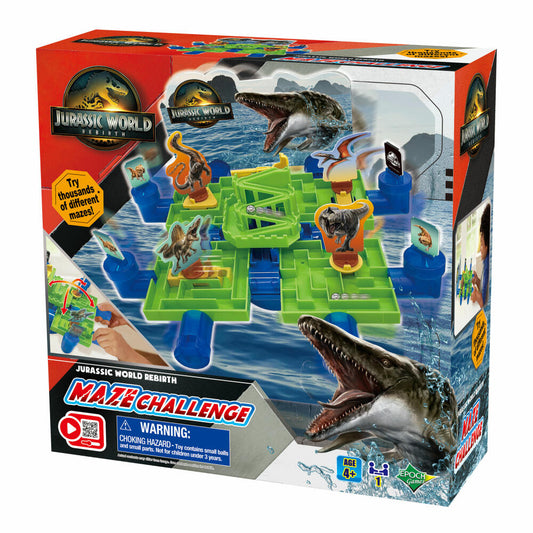 Epoch Games Jurassic World Maze Game, Labyrinth, Geschicklichkeitsspiel, ab 4 Jahren, 7566