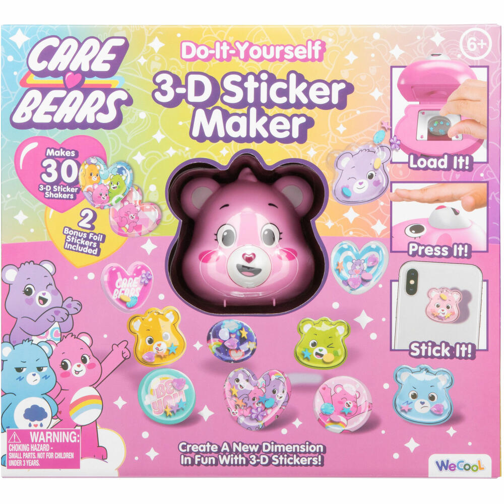 Tomik Toys Care Bears 3D Sticker Maker, WC14692CB
