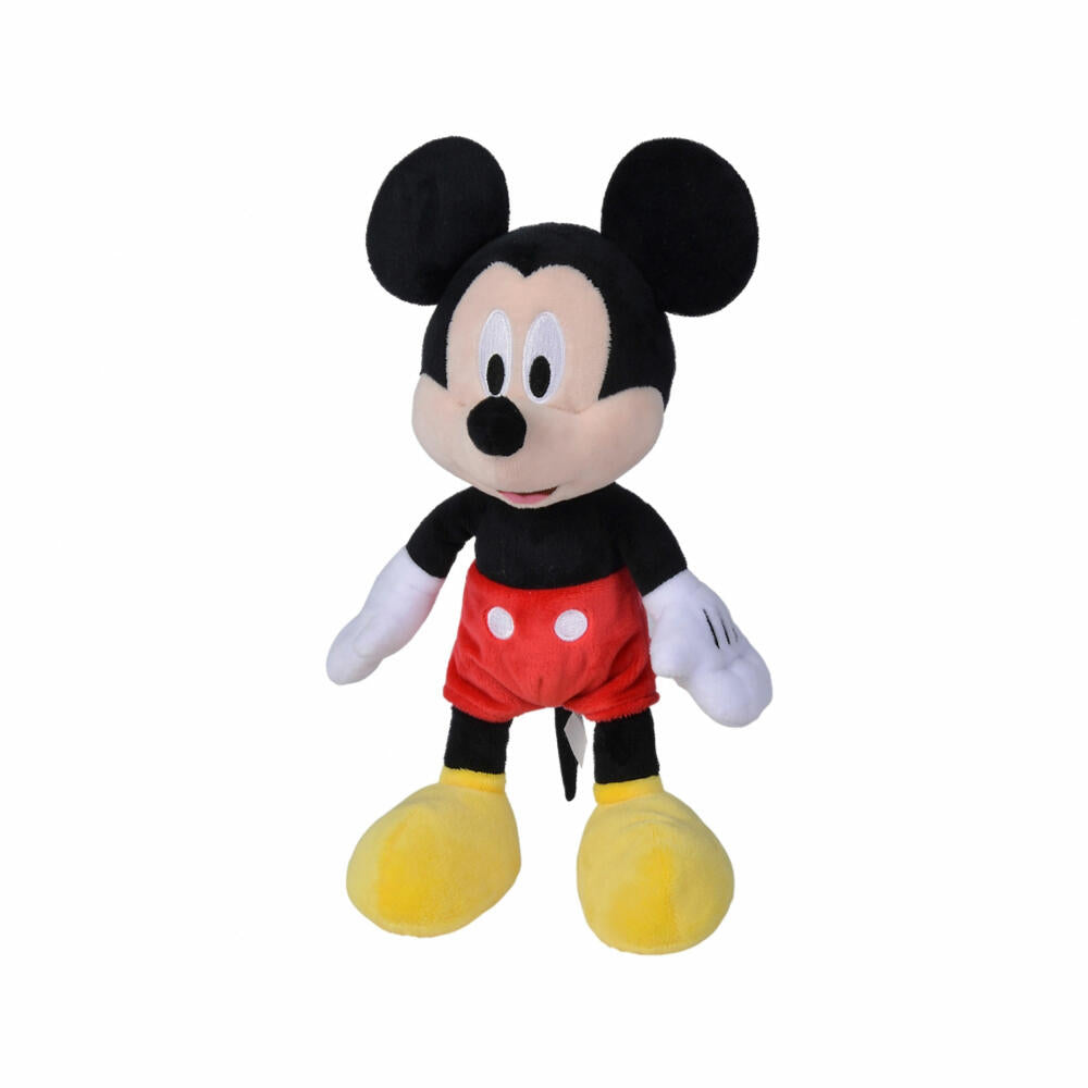 Simba Disney Mickey Mouse Refresh Core, Plush Toy, Cuddly Toy, Plush Figure, Stuffed Toy, 25 cm, 6315870225
