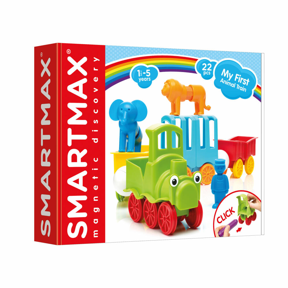 SmartMax My First Animal Train, Magnetspiel, Spielzeug, Kinder, ab 18 Monaten, SMX 410