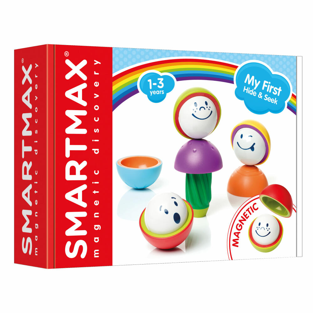SmartMax My First Hide & Seek Ball, Suchspiel, Kinderspiel, Stapelspiel, ab 1 Jahr, SMX 229