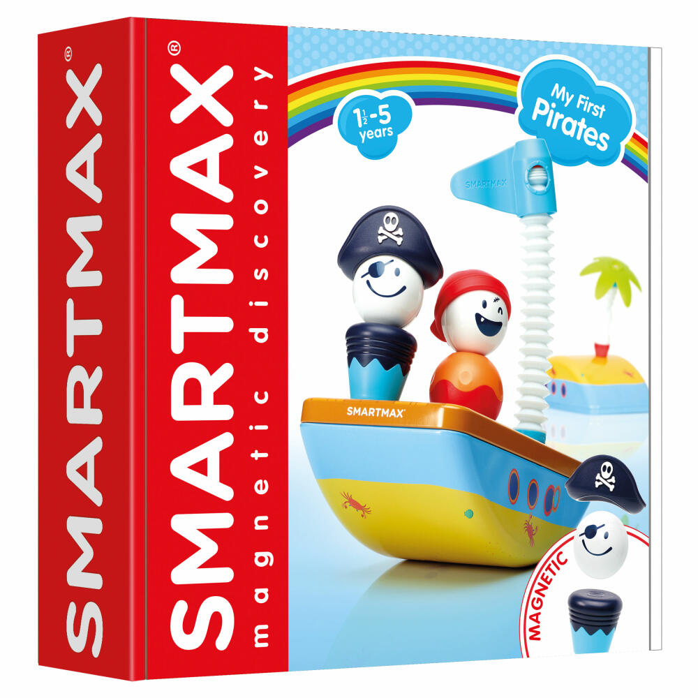 SmartMax My First Pirates, Magnetspiel, Spielzeug, Figuren, Kinder, ab 18 Monaten, SMX 236