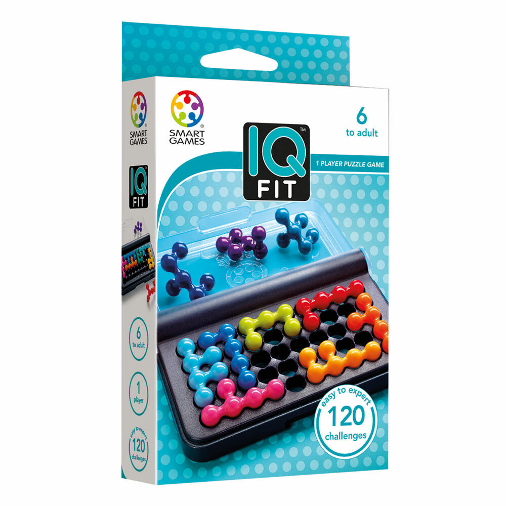 Smart Games IQ Game IQ Fit, Concentration Game, Children's Game, Children's Game, from 6 years, SG 423