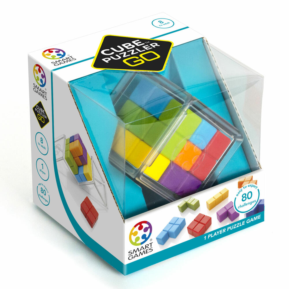 Smart Games logic game Cube Puzzler GO, thinking game, children's game, children's game, from 8 years, SG 412
