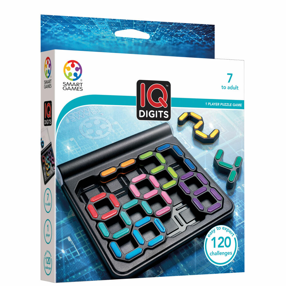 Smart Games IQ Digits, puzzle game, logic game, thinking game, children's game, children's game, SG 301