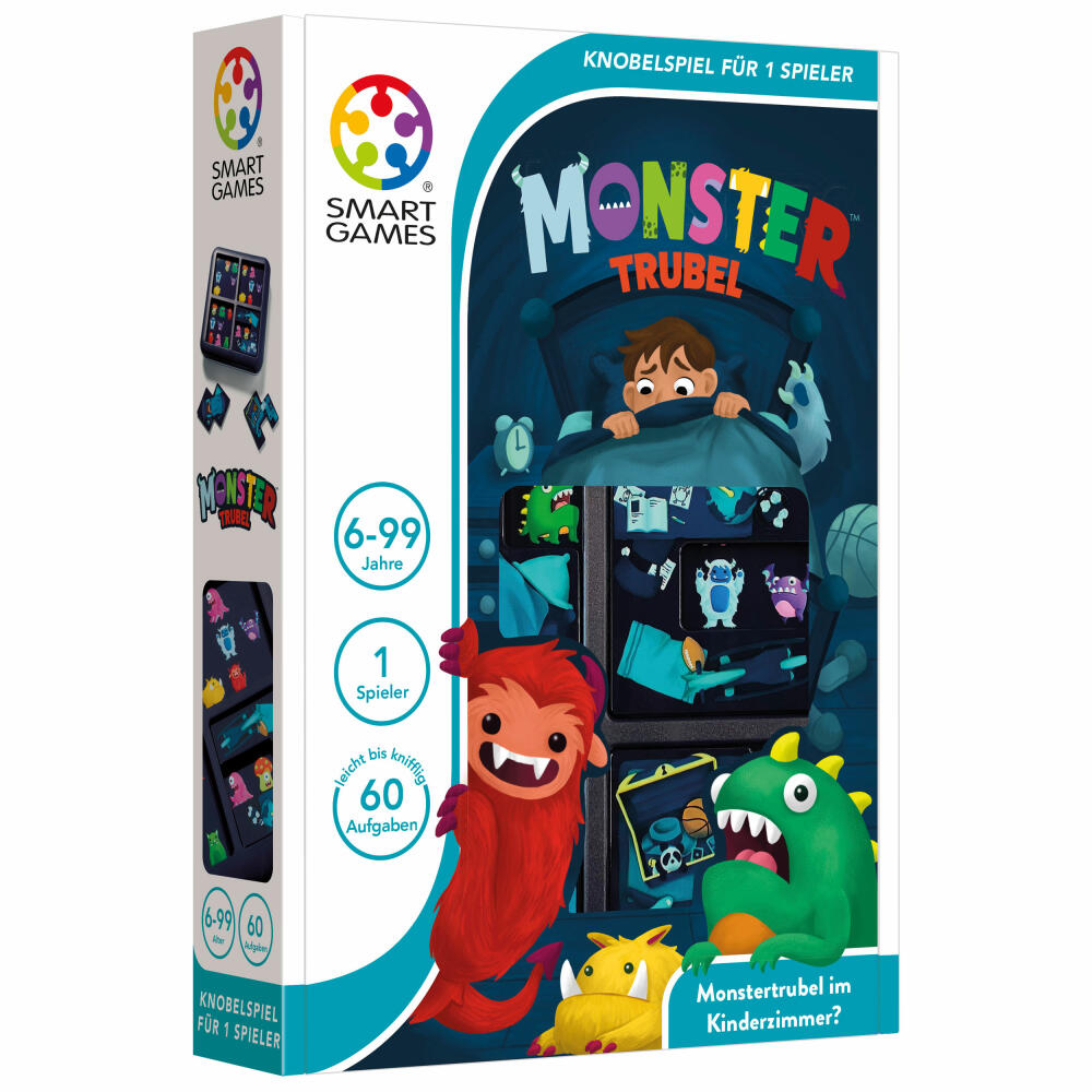 Smart Games Monstertrubel, puzzle game, logic game, thinking game, children's game, children, SG 480 DE