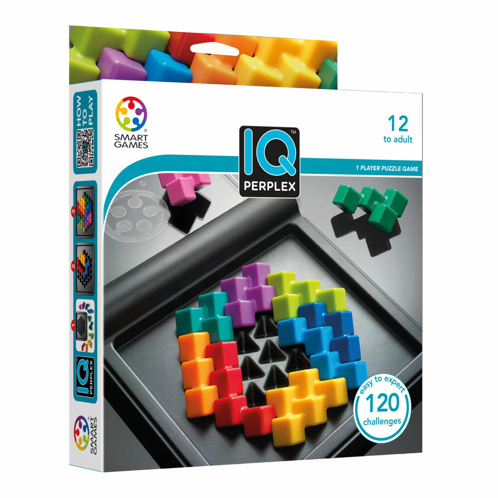 Smart Games IQ Perplex, Logikspiel, Knobelspiel, Denkspiel, ab 12 Jahren, SG 305
