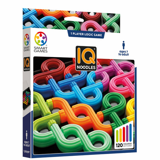 Smart Games IQ Noodles, Logikspiel, Knobelspiel, Denkspiel, ab 7 Jahren, SG 309