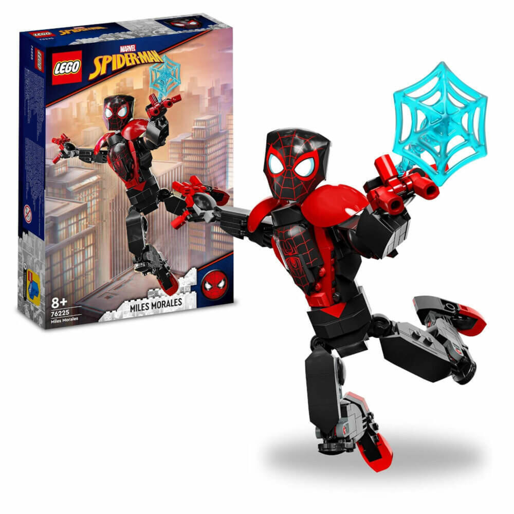 LEGO Super Heroes Miles Morales Figure, 238 pcs., Building Set, Construction Set, Building Blocks, Toy, Ages 8 and Up, 76225