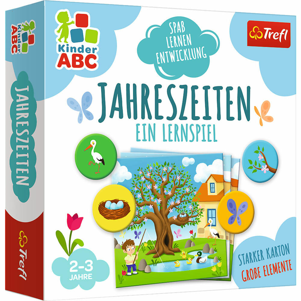 Trefl Kinder ABC Jahreszeiten Deutsche Version , Lernspiel, Kinderspiel, ab 2 Jahren, 02051