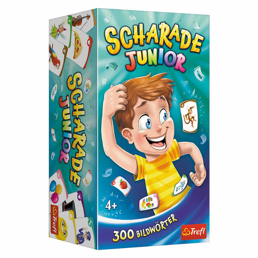Trefl Scharade Junior - Deutsche Version, Kinderspiel, Familienspiel, ab 4 Jahren, 02195