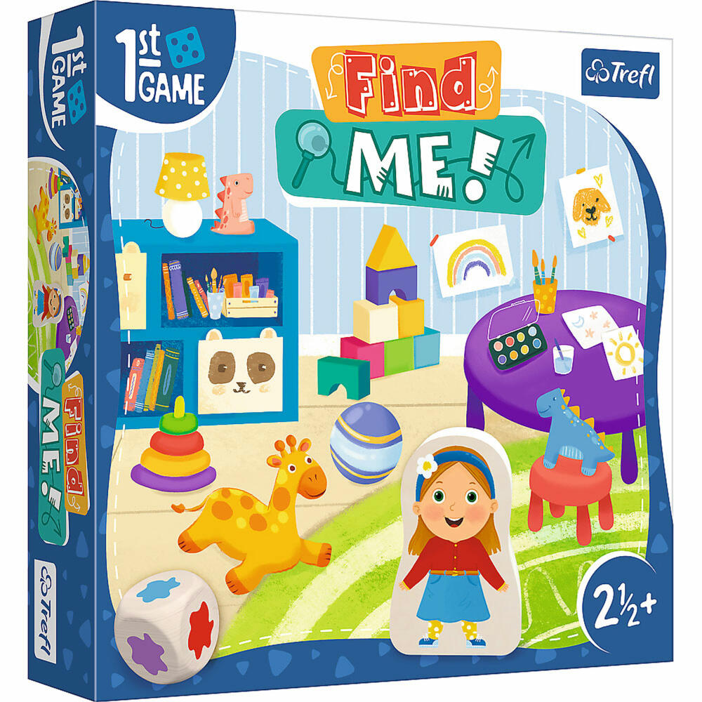 Trefl Erstes Spiel - Find me!, Kinderspiel, Brettspiel, Kinder Spiel, 02345