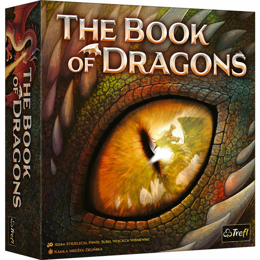 Trefl The Book of Dragons - Deutsche Version, Gesellschaftsspiel, Familienspiel, ab 8 Jahren, 02402