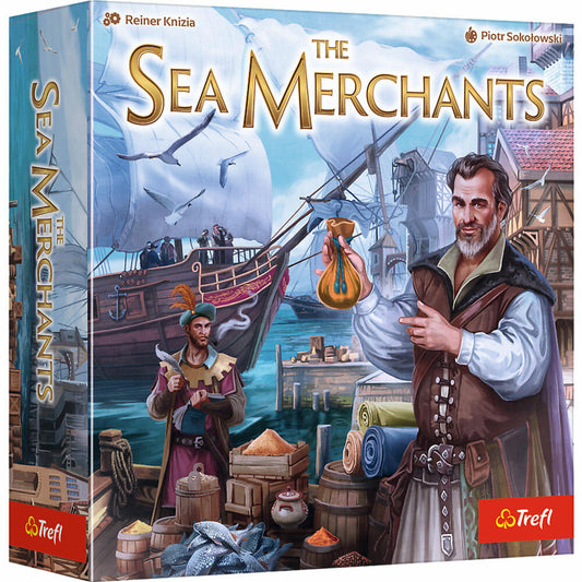 Trefl The Sea Merchants - Deutsche Version, Kartenspiel, Familienspiel, Strategiespiel, ab 8 Jahren, 02543