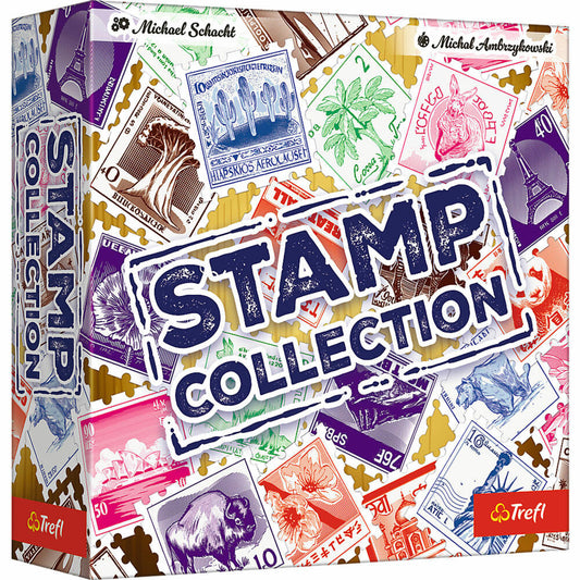 Trefl Stamp Collection Deutsche Version, Familienspiel, Sammelspiel, ab 8 Jahren, 02544