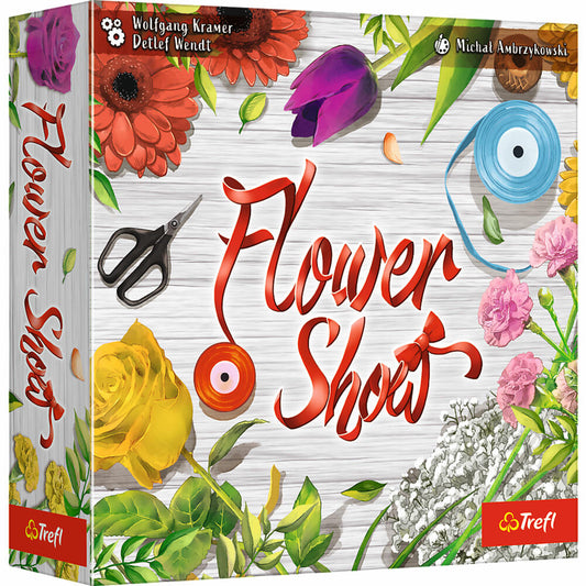 Trefl Flower Show Deutsche Version, Duellspiel, Kartenspiel, Familienspiel, ab 8 Jahren, 02547