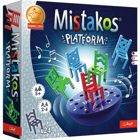 Trefl Mistakos Platform, Deutsche Version, Arcade Spiel, Gesellschaftsspiel, Kinderspiel, ab 5 Jahren, 02647