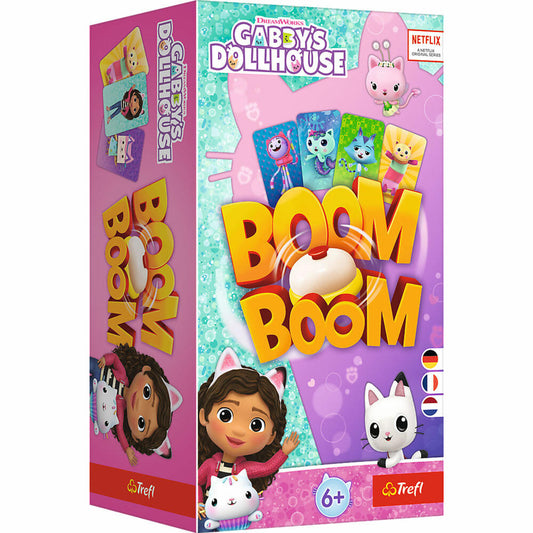 Trefl Boom Boom Gabbys Dollhouse - Deutsche Version, Sammelspiel, Kinderspiel, ab 6 Jahren, 02649