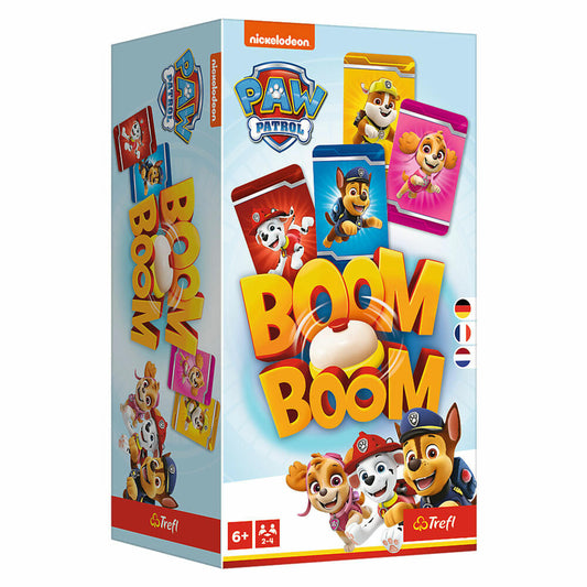 Trefl Boom Boom Paw Patrol - Deutsche Version, Sammelspiel, Kinderspiel, ab 6 Jahren, 02650