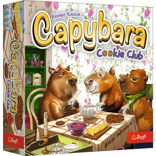 Trefl Capybaras Cookie Club - Deutsche Version, Familienspiel, Strategiespiel, ab 8 Jahren, 02718