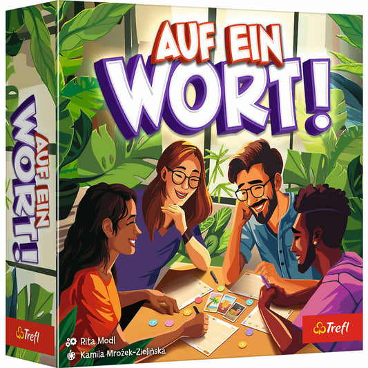 Trefl Auf ein Wort - Deutsche Version, Familienspiel, Wortspiel, ab 8 Jahren, 02719