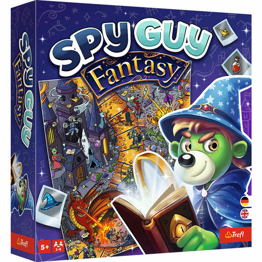 Trefl Spy Guy Fantasy, Kooperatives Familienspiel, Brettspiel, Deutsche Version, ab 5 Jahren, 02725