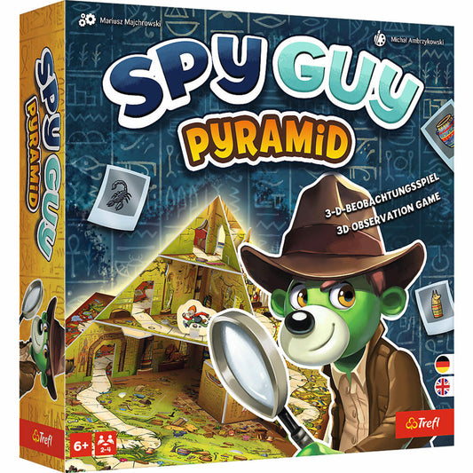 Trefl Spy Guy Junior Pyramid 3 D, Beobachtungsspiel, Deutsche Version, ab 6 Jahren, 02736