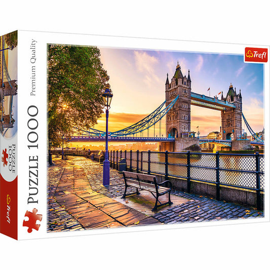 Trefl Puzzle Tower Bridge, London, 1000 Teile, 68 x 48 cm, 10774