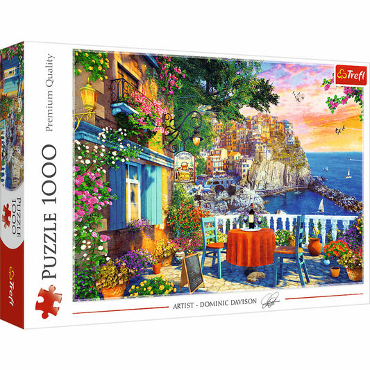 Trefl Puzzle Blick auf die Cinque Terre, Italien, 1000 Teile, 68 x 48 cm, 10776