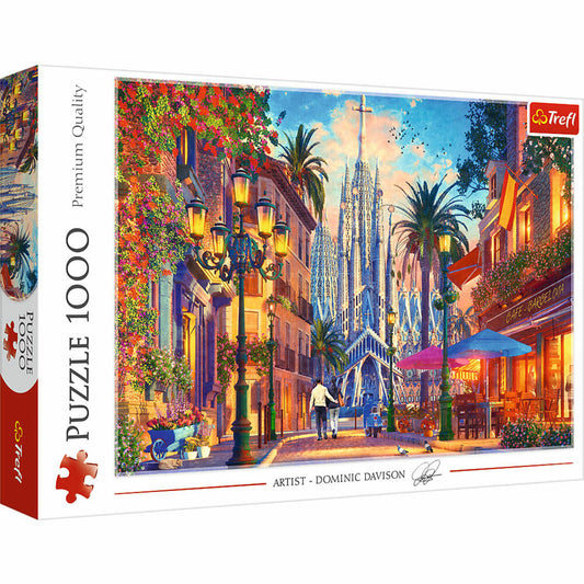 Trefl Puzzle Barcelona, Spanien, 1000 Teile, 68 x 48 cm, 10793