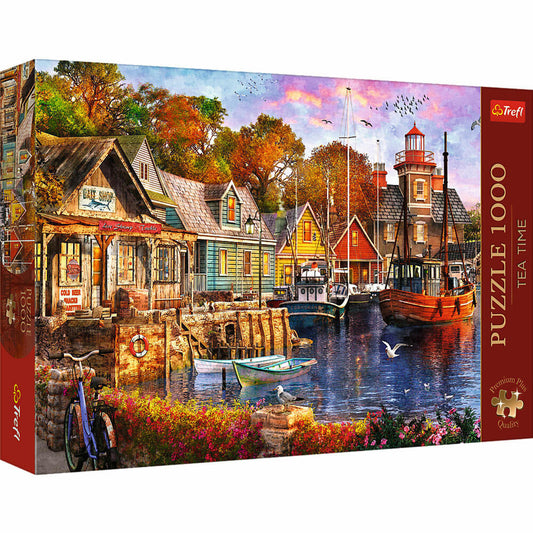 Trefl Puzzle Tea Time Seeseite Eckchen, 1000 Teile, 68 x 48 cm, 10796