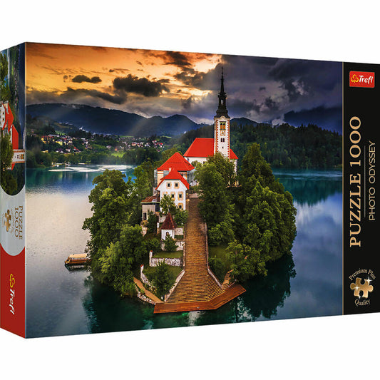 Trefl Puzzle Photo Odyssey Bleder See, Slowenien, 1000 Teile, 68 x 48 cm, 10797