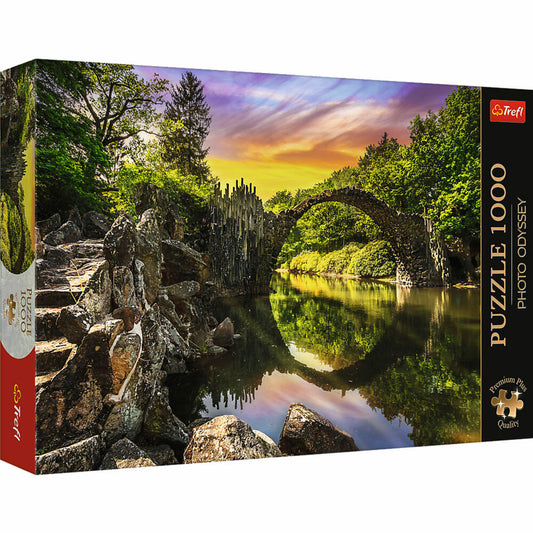 Trefl Puzzle Photo Odyssey Rakotzbrücke in Kromlau, Deutschland, 1000 Teile, 68 x 48 cm, 10811